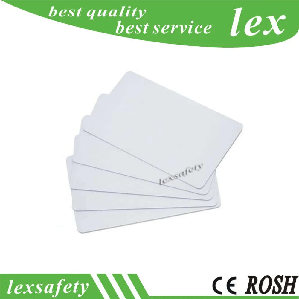 Чистые пластиковые идентификационные карты 100 шт./лот 125 кГц кГц|blank plastic id card|proximity
