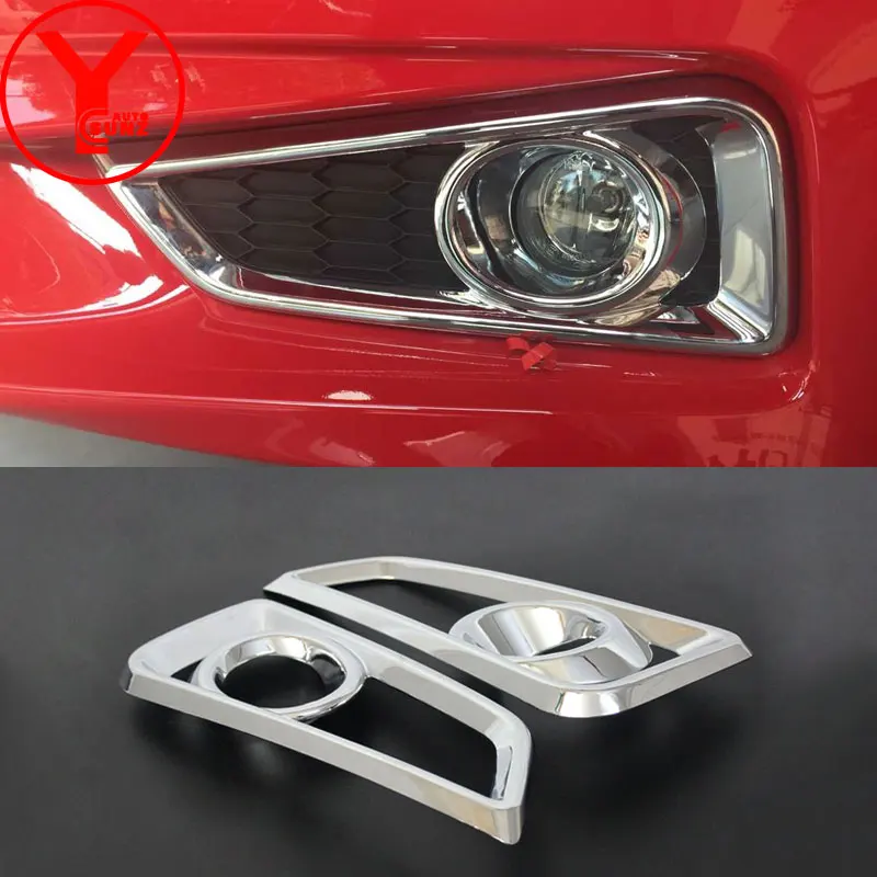 2015 2016 front fog light cover For Honda CITY 2014 2015 2016 chrome