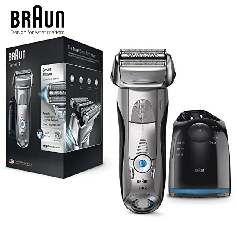 Электробритва Braun 7899CC для мужчин тройное лезвие Сабельная бритва аккумуляторная