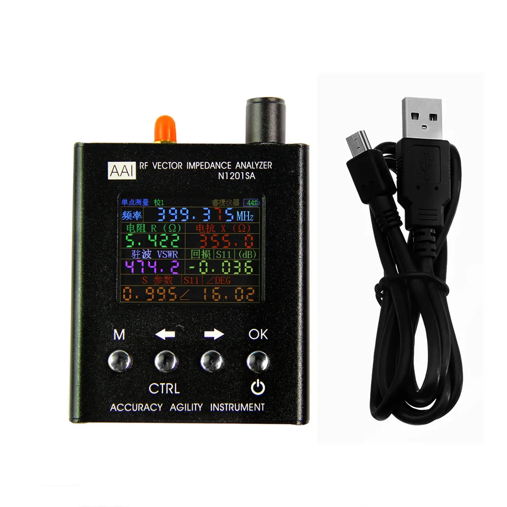 

Antenna Analyzer 35MHz-2.7GHz 137.5M-2.7G N1201SA+ UV RF Vector Impedance ANT SWR Resistence Reactance Standing Wave S11
