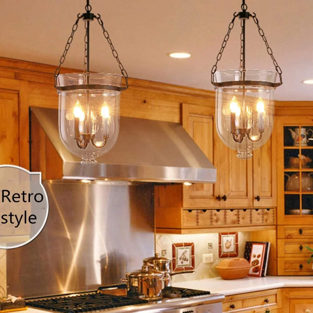 

Hanging lamp vingtage glass pendant light kitchen ceiling lamp room hanging decor 250mm /9.84
