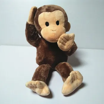 

CURIOUS GEORGE MONKEY PLUSH TOY New Monkey Plush Doll 40cm monkey plush Children toys kids jugetes birthday gift