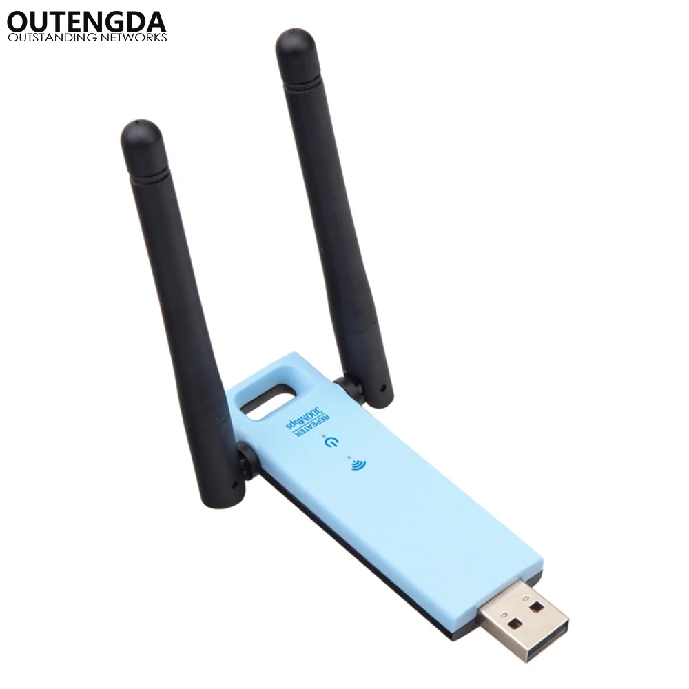 300 Мбит/с USB WiFi повторитель адаптера 802.11N Wifi усилитель сигнала внешняя антенна беспроводная сетевая карта для настольного ноутбука