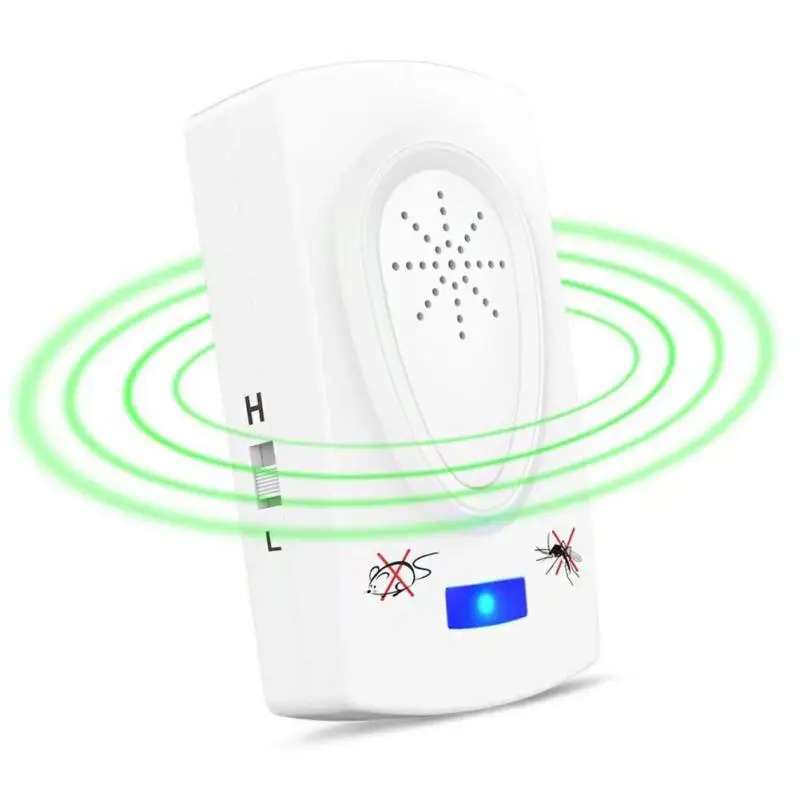 

EU AU US Plug Multi-function White Pest Repeller Electronic Ultrasonic Mouse Rat Mosquito Insect Rodent Control