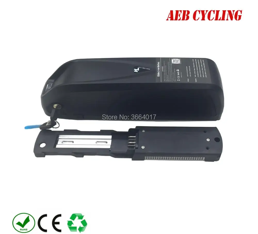 Excellent Free Shipping USB hailong down tube ebike battery 500W 750W 1000W 36v 48v 52V 15Ah 16Ah 17.5Ah 20Ah 24.5Ah Li-ion shark battery 3