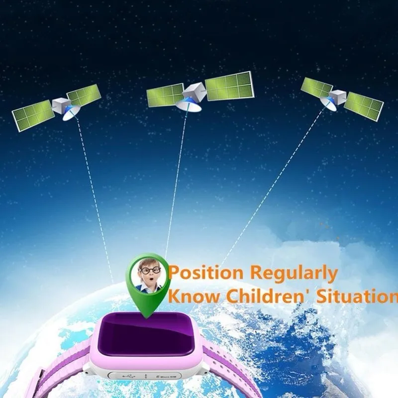 AMTERBEST DS18 Smart Watch Kids Children baby GPS WiFi Locator Tracker SOS Call SMS Waterproof Support SIM Card PK Q50 Q90 Q10