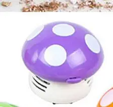 Бытовые инструменты для уборки 1 шт. милые миниатюрные Грибочки вакуумный стол пыль миниатюрный уборщик подметальная угловая Конфета совок - Цвет: Фиолетовый