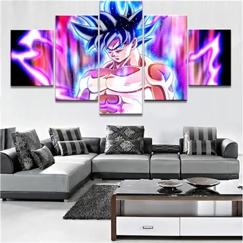 

Modular Framework 5 Pieces Large Dragon Ball Multiple Choice Painting On Canvas For Home Decor Bedroom Wall Art Decorative