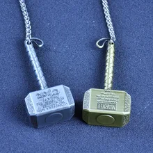 

Rocky Hammer Car Ornament Comic Animation Hammer Car Inner Rear View Mirror Hanging Chain Bronze Silver Car Decoration 1 piece