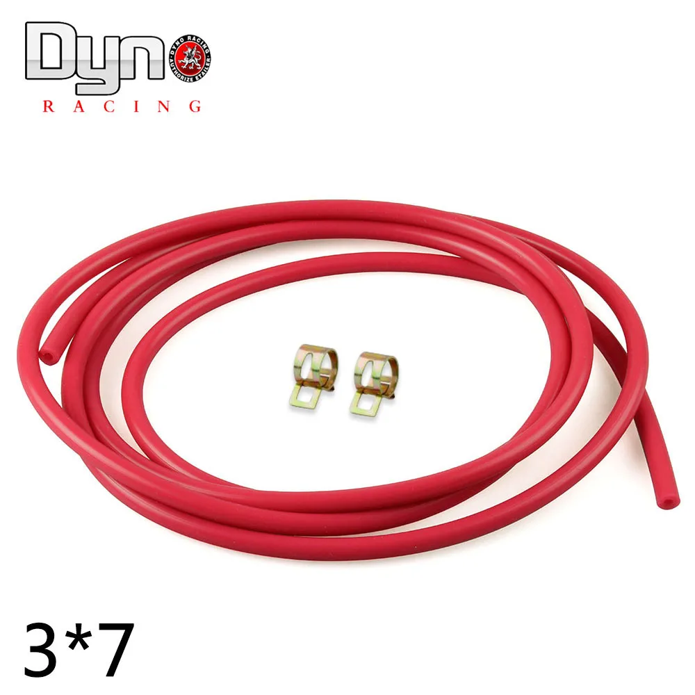 

1M Length (3mm) Vacuum Silicone Hose Intercooler Coupler Pipe Turbo red with two clamp