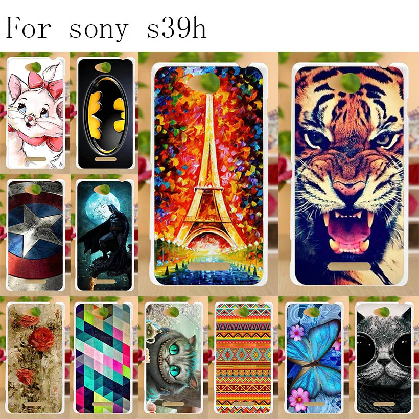 

Anunob Soft Silicone Back Cover For Sony Xperia C CN3 C2304 C2305 S39 S39H Phone Case For Sony C 2304 2305 Case Cover For Sony C