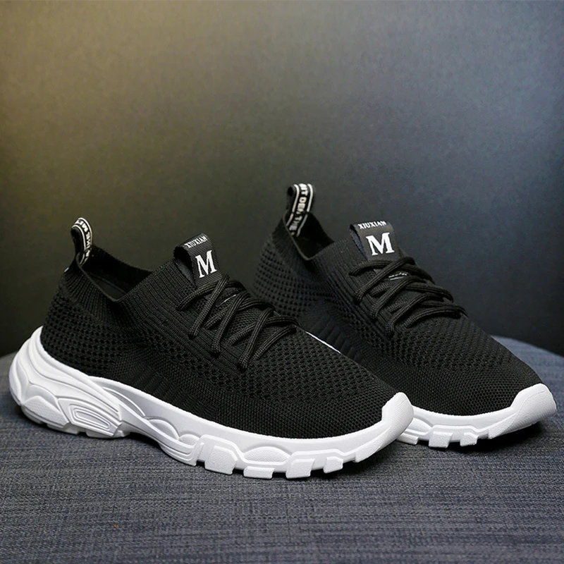

Women Comfy Breathable Mesh Trainers Chunky Heels 4cm Women's Platform Sneakers Women Shoes Casual Female Shoes