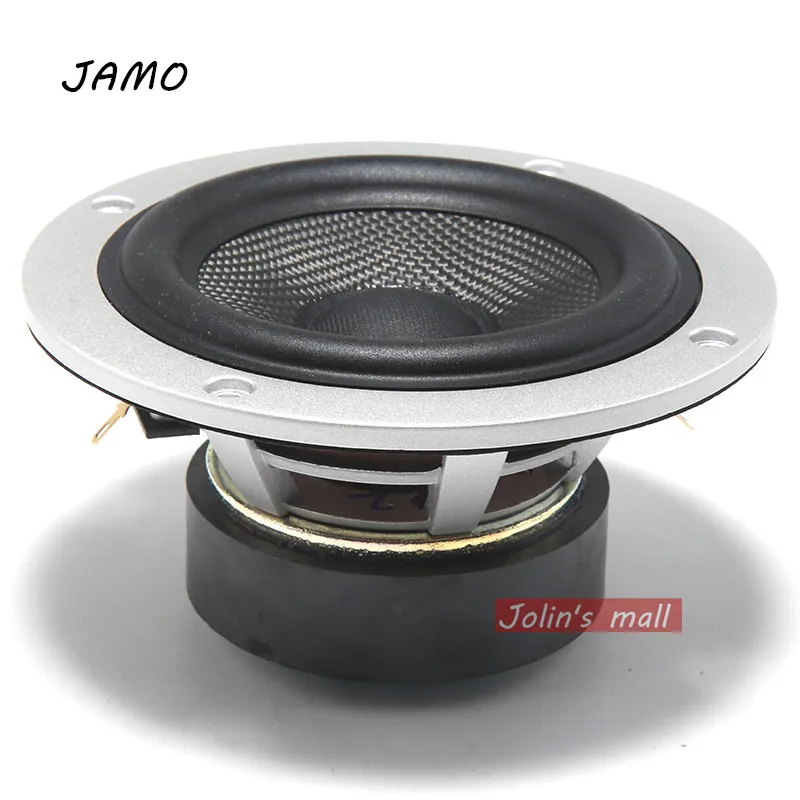

Original DANMARK fever 4 inch medium bass woofer speaker JAMO medium bass loudspeaker 8 ohm 40W long stroke aluminum frame brai