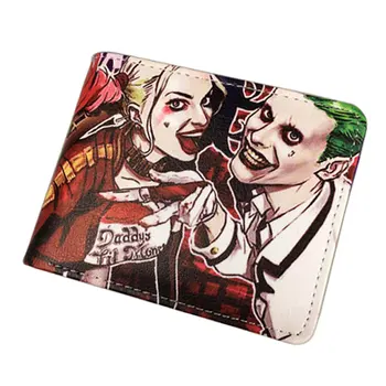 

DC Cartoon Character Suicide Squad Wallets Animation Gift Purse Men Women Kids Students Money Bags Dollar Price Short Wallet