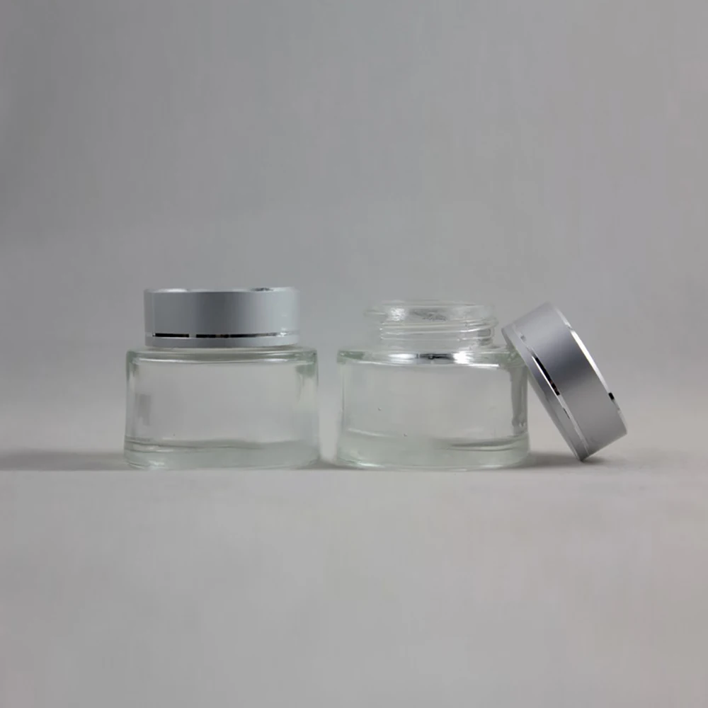 Download 30pcs wholesale 20g clear glass cream jar with matte ...
