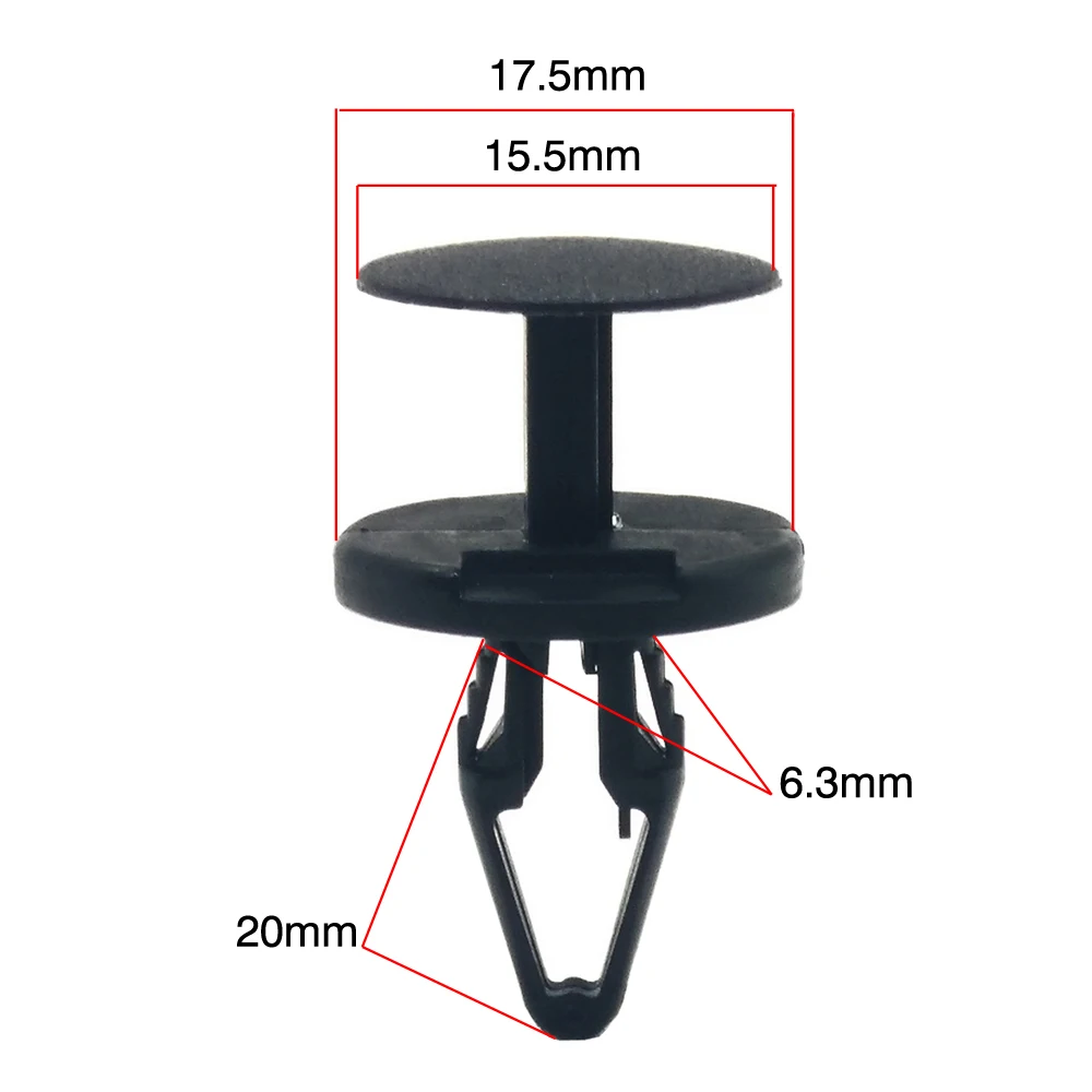 CNIKESIN-50PCS-Car-Fender-Fastener-Black-Push-Type-Rivet-Auto-Fixed-Clamp-for-Ford-Buick-Chevrolet (4)