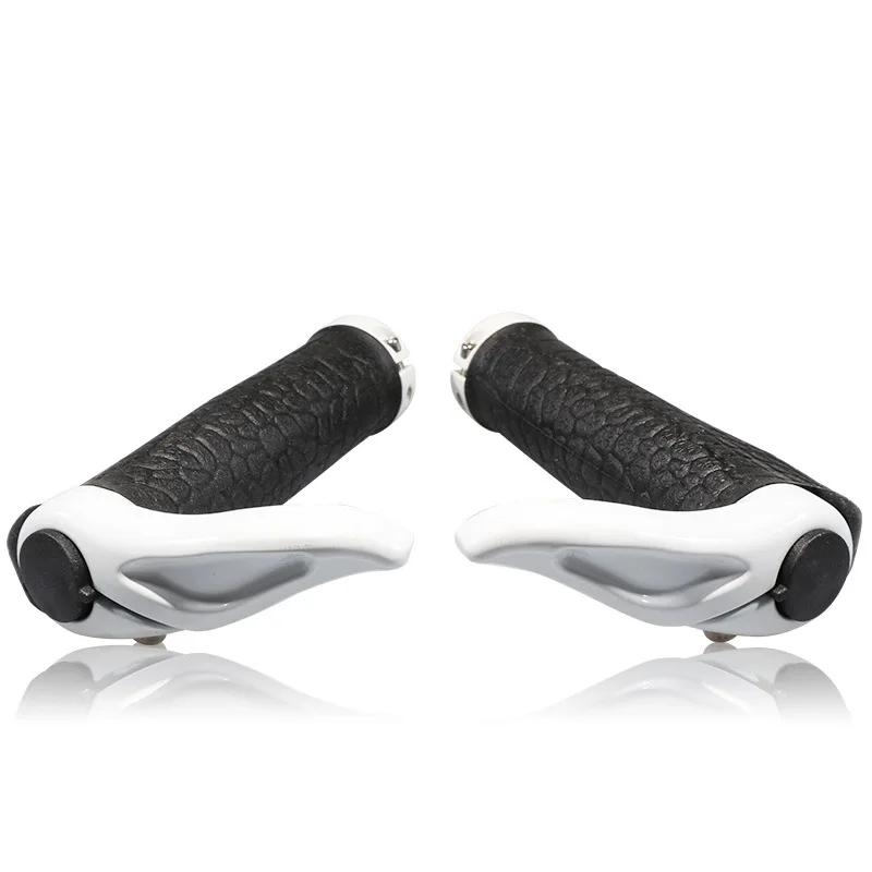 

A Pair Aluminum alloy Horn Shape MTB Road Bicycle Rubber Handlebar Steering-Wheel Bike Accessories Pecas Para Bicicleta