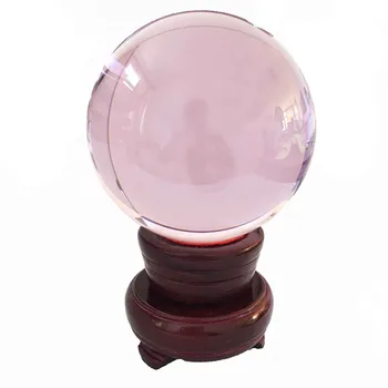 

Pink Color 1pcs 60mm Crystal Fengshui Balls Home Decor Birthday Gift Hot Sale