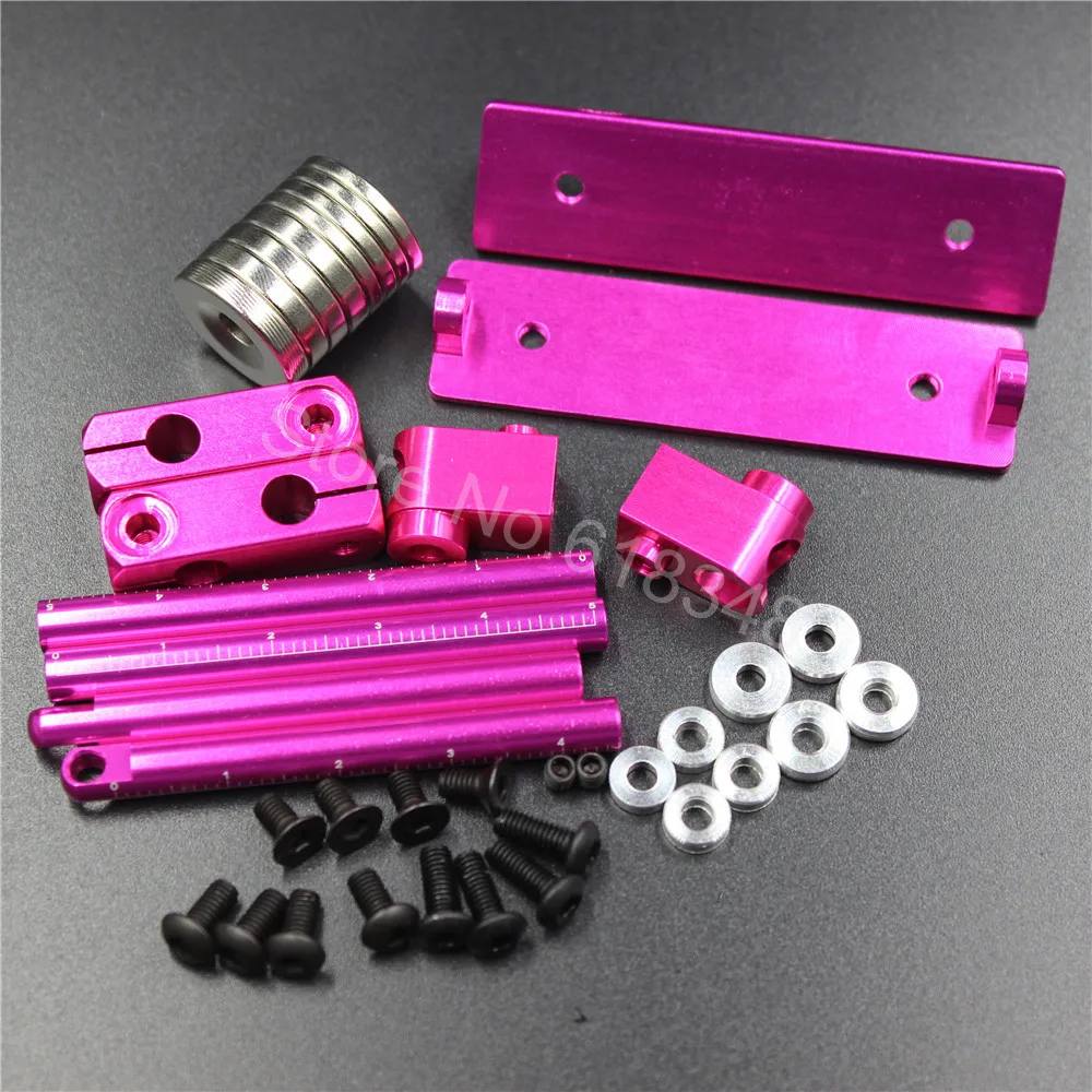 Aluminum Stealth Invisible Body Post Mount Kit For 1/10 RC