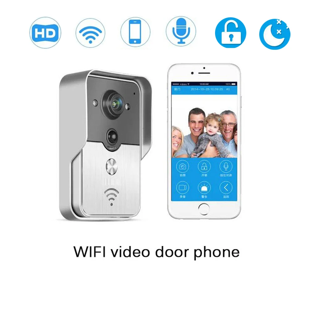 1 шт. беспроводной видео телефон двери wifi или Lan кабель мини камера рекордер