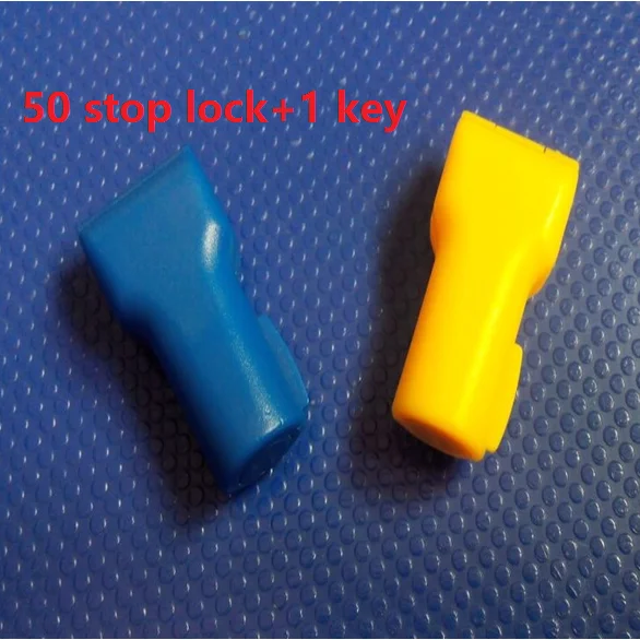 

50pcs/lot 2017 Popular ABS Security Anti-theft Display Hook Stop Lock from Shenzhen Factory+1pcs stoplock magnetic detacher key