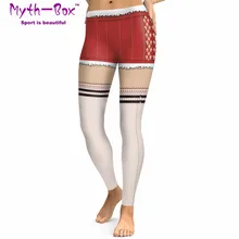Рождественские женские спортивные Леггинсы зимний фестиваль Брюки сексуальная печать тренажерный зал брюки Санта Клаус Cospaly Костюм Капри фитнес колготки