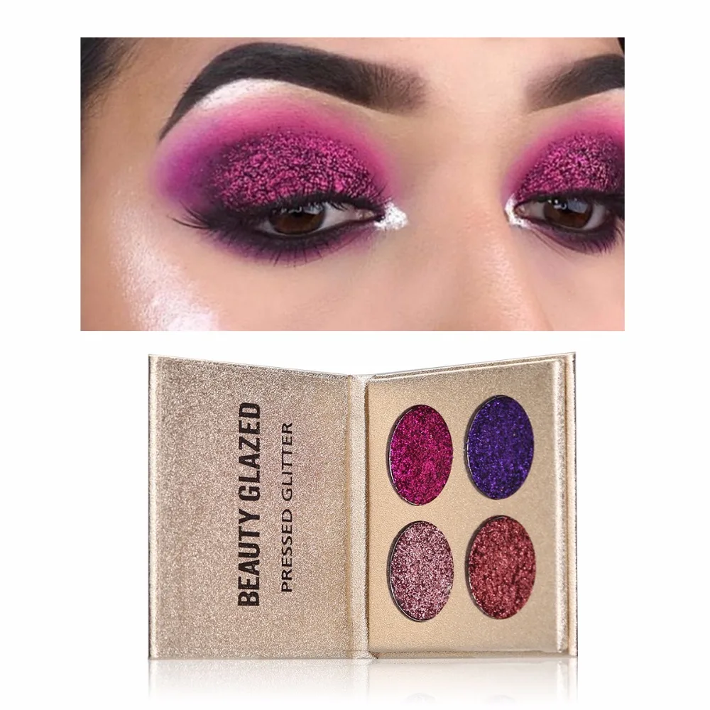 Beauty Glazed брендовые блестящие тени для век пудра водостойкие мерцающие пигмент 3D