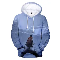 Фэнтезийные, Приключенческие игры Magic 3D печатных характер SEKIRO тени Die Twice Hoodie Japaness известный для мужчин женщин теплая толстовка Прохладный