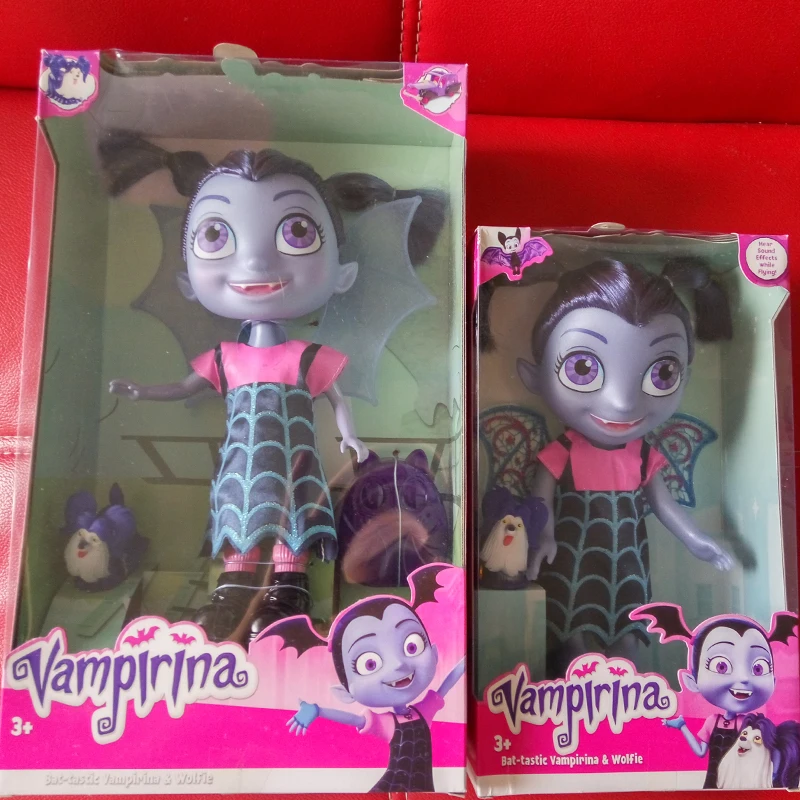 33 см с светильник и музыкальным фильмом Junior Vampirina куклы игрушки вамп Девушка с собакой фигурка игрушки