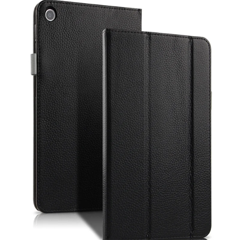 

For Huawei MediaPad T5 Case Flip Utra Thin Leather Case For Honor Pad 5 Cover 8.0" New Tablet PC For Anti-fall sleeve Shell Skin