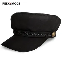 Peekymoce повседневные бейсболки женские зимние шапки для женщин солнцезащитный козырек кепки шапки бейсболка s черная плоская шляпа женская