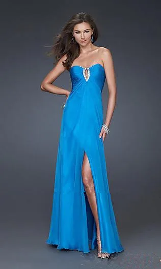 

free shipping vestido de festa curto 2014 new design sexy blue long crystal party evening gown Graduation Dresses free shipping