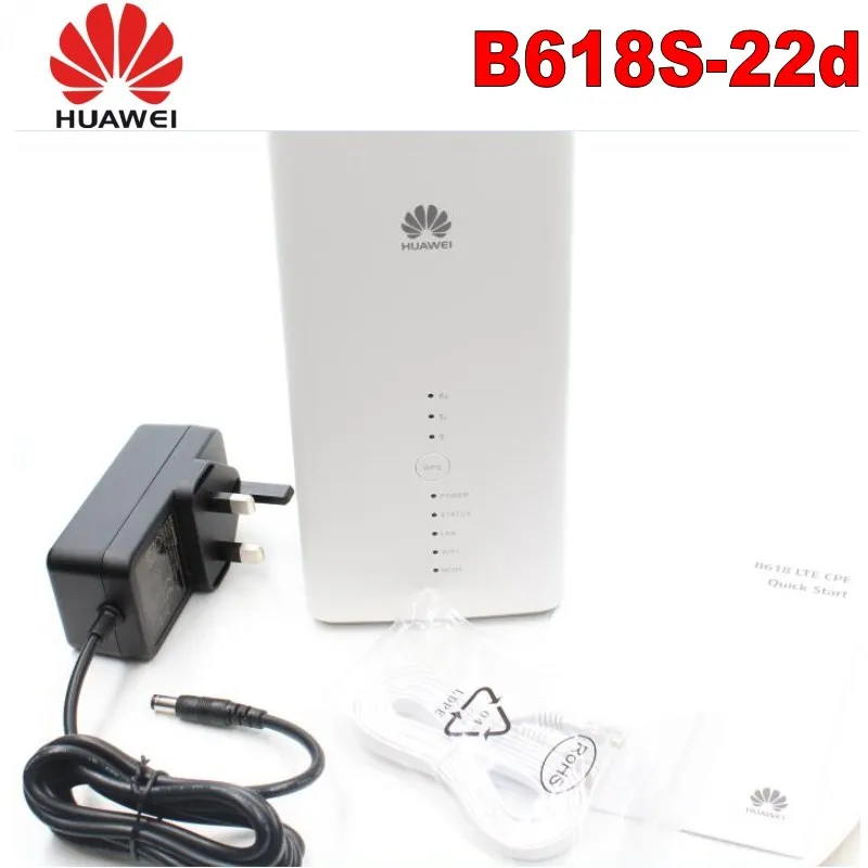 Разблокированный Мобильный Wi Fi роутер Huawei 4G LTE B618 B618s 22d 300 Мбит/с беспроводной