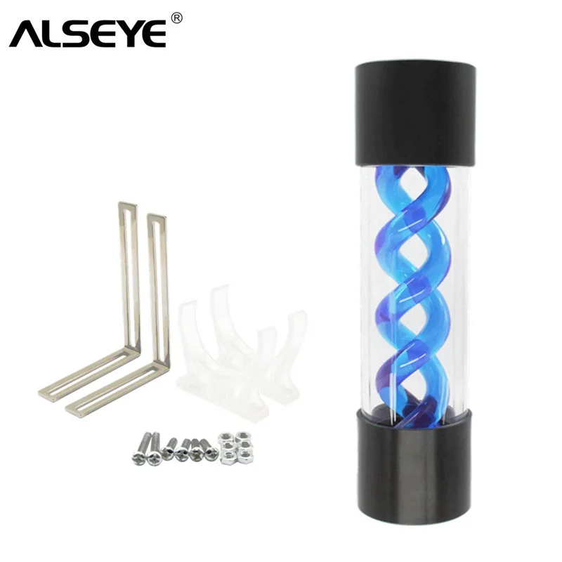 ALSEYE Water Cooler Tank 200mm G1/4 T-virus DIY Water Cooling Reservoir for Gaming PC Cooling System