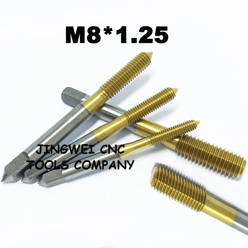

Good quality hss extruded tap, thread forming tap with TIN coating M8X1.25, TIN-EXL-NRT extrusion tap