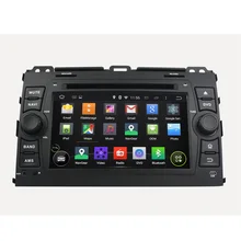 7 Inch Quad Core HD1024*600 Android 5.1 Car DVD Player For Toyota For Prado 2006-2010 Stereo Multimedia Player Free 8GB MAP