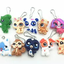 10 шт. Littlest Pet Shop аксессуары для обуви обувь очаровательные украшения с молнией Потяните молнии слайдер для куртки рюкзак сумка