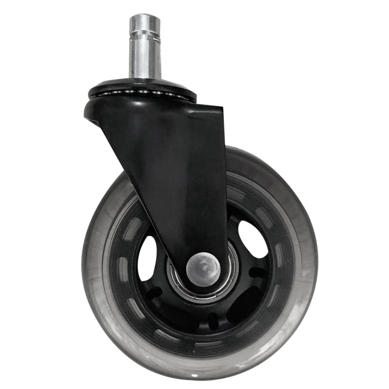 

ABFP 5Pcs 3 Inch Universal Mute Wheel Replacement Office Chair Wheels Black Swivel Casters Chair Wheels Furniture Hardware