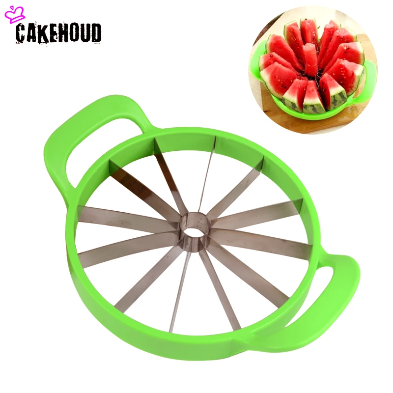 CAKEHOUD Watermelon Cutter Convenient Kitchen Cooking Cutting Tools Watermelon Slicer Cantaloupe Knife Fruit Cutter Originality