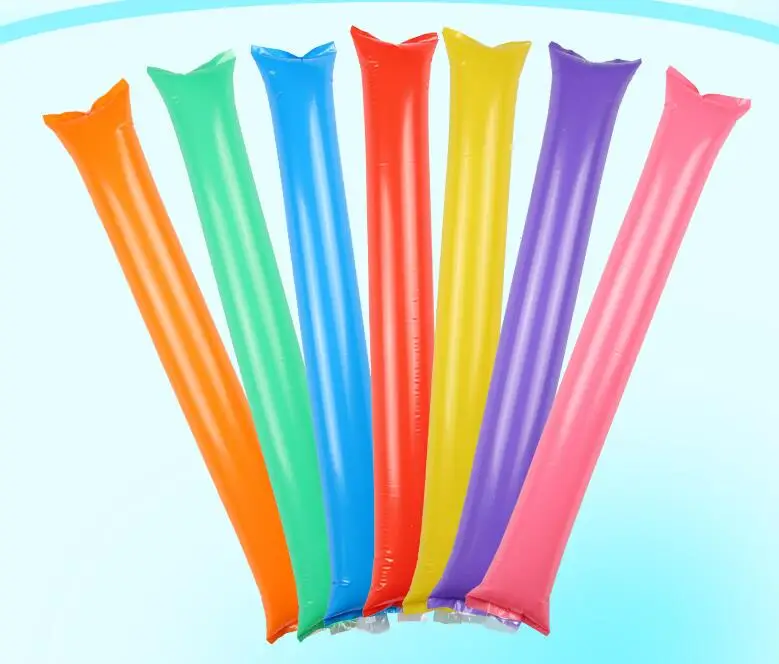 Inflatable Cheering Sticks Colorful Long Balloon Cheers Bar for Concert