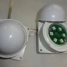 20 штук DC24V UCS1903 пиксельный модульный с молочной оболочкой; 6 шт 5050 led внутри; 1,44 W, 50 мм(диаметр