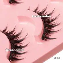 Акриловая серия мода макияж натуральные накладные ресницы длинные толстые ресницы длинные