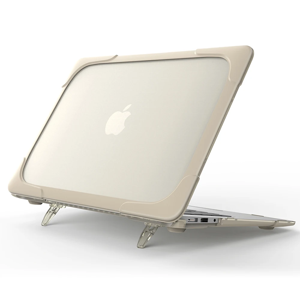 Новый противоударный Внешний чехол Складная подставка для MacBook Air Pro Retina 11 12 13 15 дюймов с сенсорной панелью + крышка клавиатуры