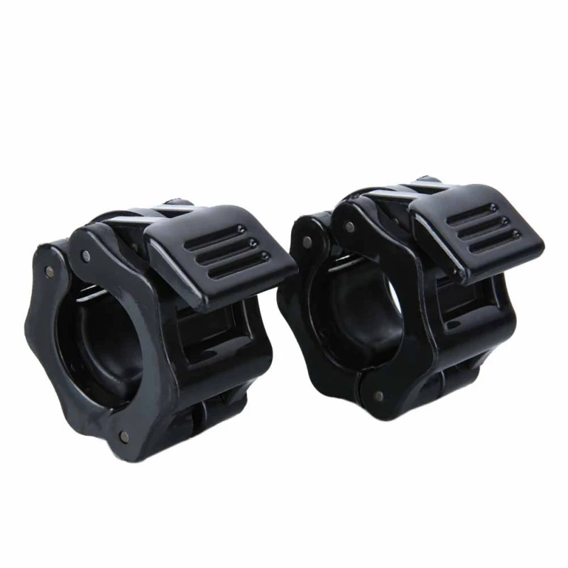 Facibom 2Pcs 2in ABS Dumbells Collars Barbell Collar Lock Dumbell Clips Clamp Weight Bar Quick Release Gym Fitness Body Building
