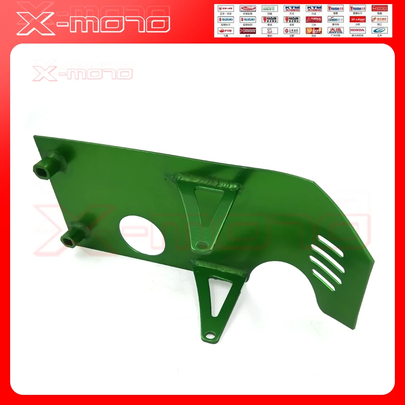 Алюминий Skidplate опорная плита двигатель защитный чехол XR50 CRF50 XR CRF 50 SDG SSR Coolster 70 90 110 125CC для Dirt Pit Bike