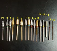 16kinds for chosen High quality 2016 New Product Carbide Nail and Electric Dental Lab Cutter ElectricNail drill ki,free shipping