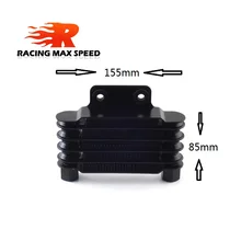 High Quality Universal Motorcycle Small Oil Cooler 158 mm 5 row silver and black SO-02 High Quality Universal Motorcycle Small Oil Cooler 158 mm 5 row silver and black SO-02