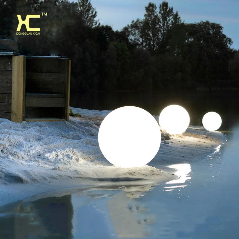 40cm chargeable led garden ball remote control Floor Globe Lamp