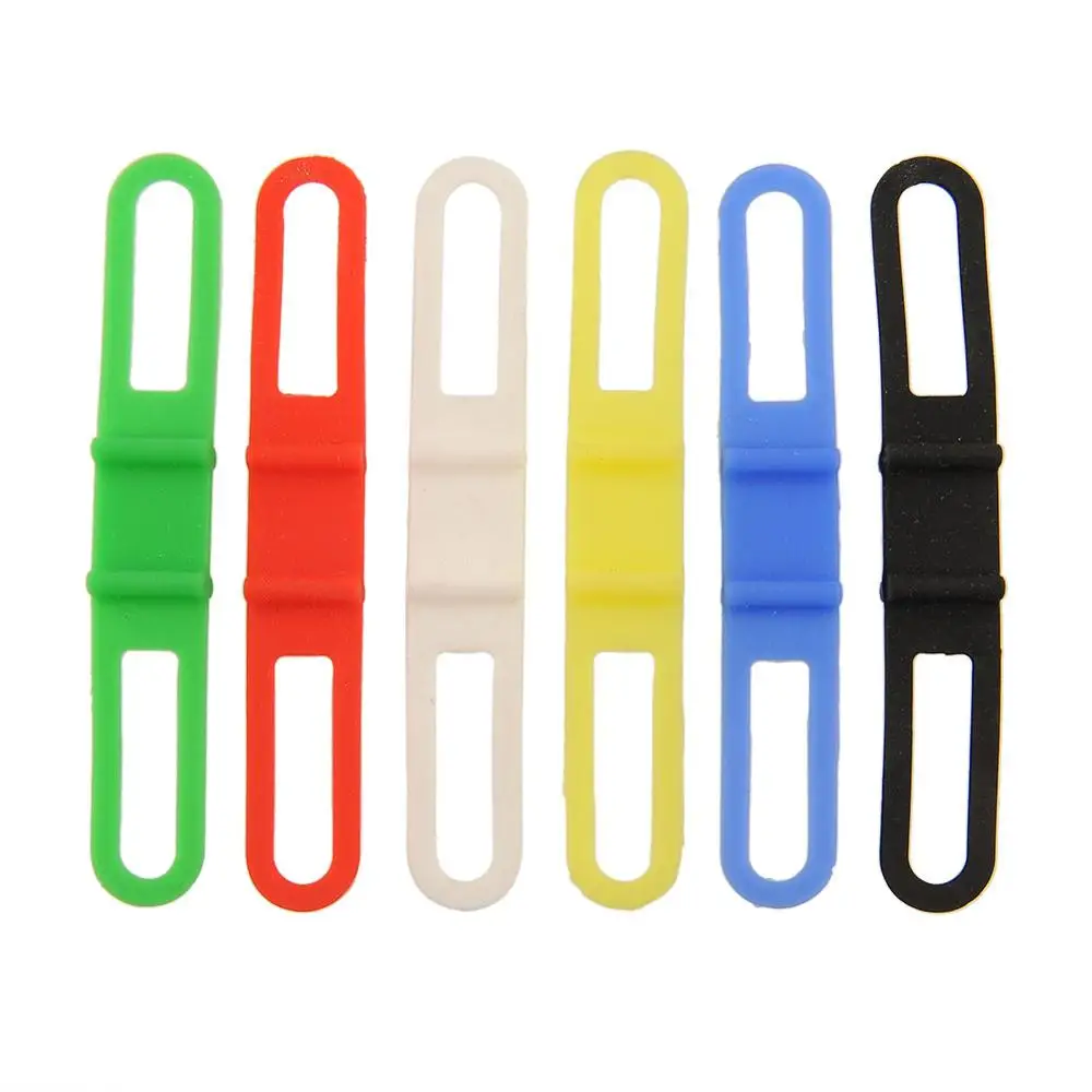 Flash Deal 4 Pieces Silicon Strap Mountain Road Bike Torch Phone Flashlight Bands Elastic Bandage Bicycle Light Mount Holder Free Shipping 0