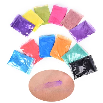

12 Color 50g Healthy Natural Mineral Mica Powder DIY For Soap Dye Soap Colorant Makeup Eyeshadow Soap Powder Skin Care